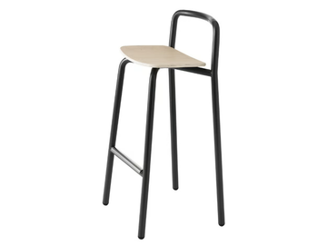 HULL 630 - High stool with footrest by Et al. - view 2
